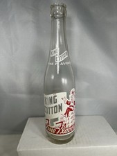 King Cotton Leland MS Mississippi 7up Acl Soda Bottle Antique Fine Flavors