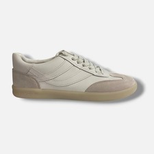 Vince Women's White Oasis Bicolor Leather Retro Sneaker Shoes Size 8M