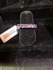 925 Sterling Silber Full Eternity Bandring mi...