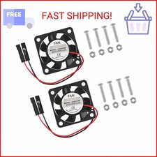 Raspberry Pi Fan, 2pc Cooling Fan - Brushless CPU Cooler, Separating Interface,