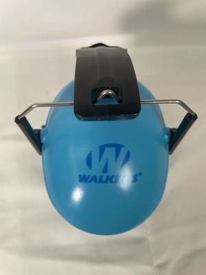 Walker's Game Ear Youth Folding Muff Adjustable Headband Blue