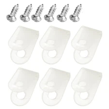 100Pcs Electric Project Use R-type Wire Holder 3.3mm Cable Clamp Line Clip for