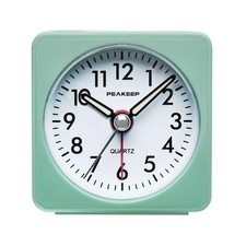 Peakeep Ultra Small, Battery Travel Alarm Clock With Snooze And Light,