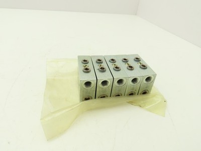 DropsA SX1-35 Modular Lubricator Divider Valve Block 1/8'' BSP Lot of 5