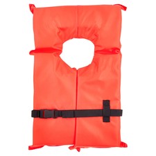 US Coast Guard Approved Adult Life Jacket, Orange