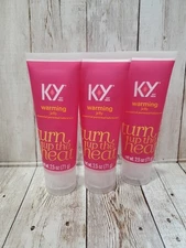 3 KY Warming Jelly Sensorial Personal Lubricant, 2.5 oz. Exp 10/2025
