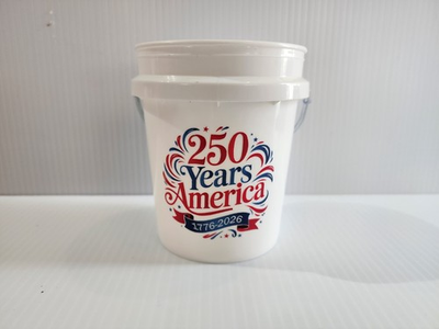 #ad #ad America 250 Mini Bucket Available in Red White Blue 4 Different Logos Lowe#x27;s $8.99
