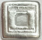 GEIGER EDELMETALLE 250 GRAMS (8.038ozs) 999.9 FINE SILVER SQUARE BAR WITH ASSAY