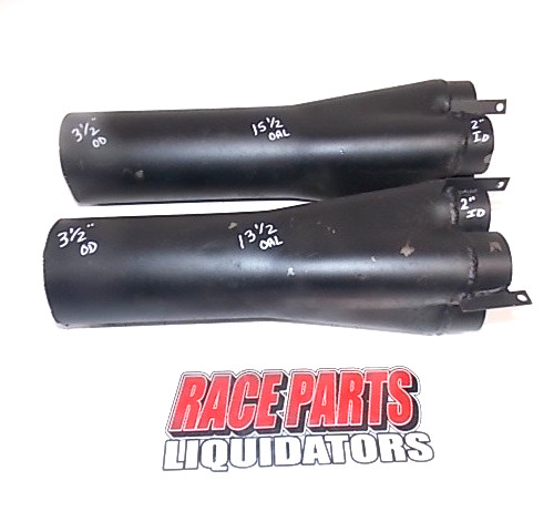 Merge Collectors Pair 2" in 3 1/2" out Steel Pro Fab race oval asphalt #4