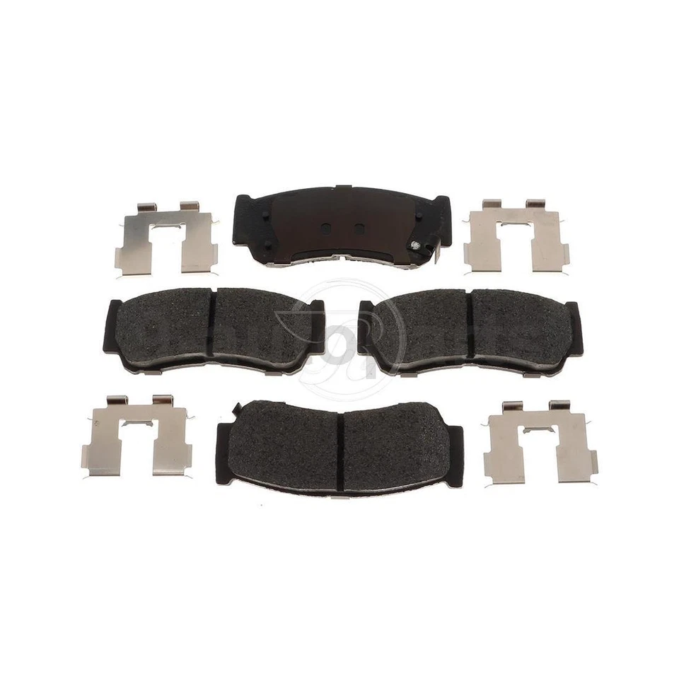 Rotores de freno de disco traseros + pastillas de freno de cerámica para Hyundai Santa Fe 2007 2008 2009 Foto 3 de 4