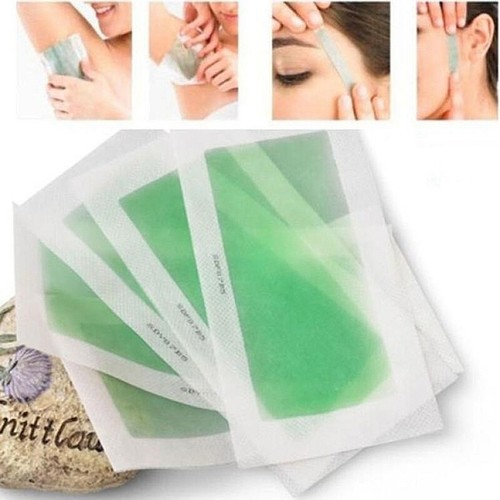 10x Hair Removal Depilatory Epilator Cold Wax Strips Paper Pad For Face Nonwoven - Picture 7 of 8