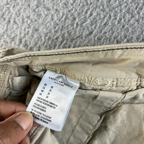 American Eagle Shorts Herren 38 braun Chino klassisch Angeln Camping - Bild 6 von 7