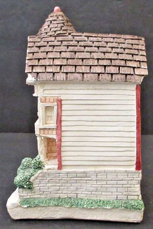 VINTAGE Ceramic Main Street Victorian San Francisco Row House - SIGNED Mel Hall