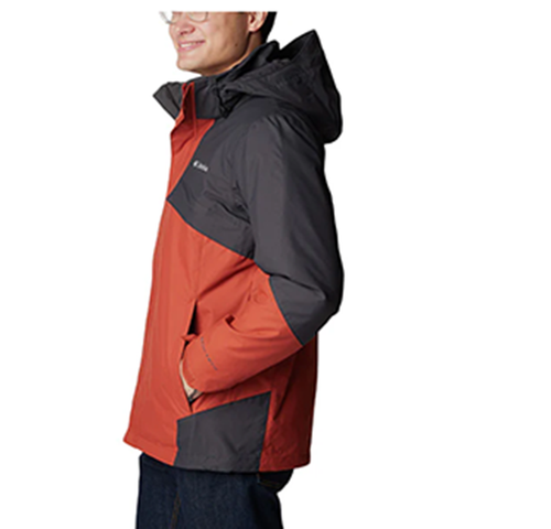 Columbia Men's Bugaboo II Fleece Interchange Jacket Outerwear Warp Red, Shark 6X - Picture 7 of 21