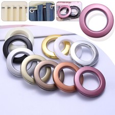 UK 20Pcs Curtain Grommet Eyelet Rings Curtain Eyelet Ring Low Noise Roman Ring