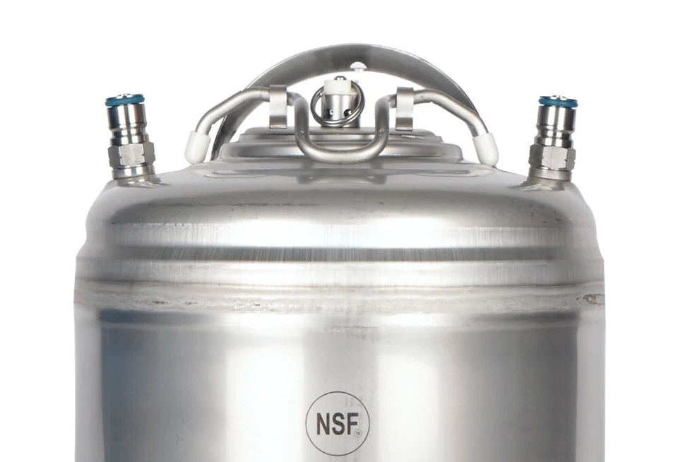 Kit de barril de nitro 60 cuft tanque de nitrógeno de aluminio dos barriles de 3 galones grifo y torre de nitro Foto 4 de 4