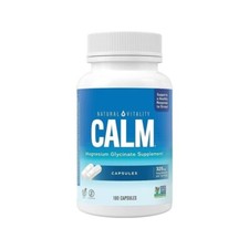 Natural Vitality CALM Magnesium Glycinate & Oxide 325 mg 180 Capsules