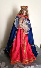 1988 Franklin Mint Heirloom Madonna of The Magnificent and Child Porcelain Doll