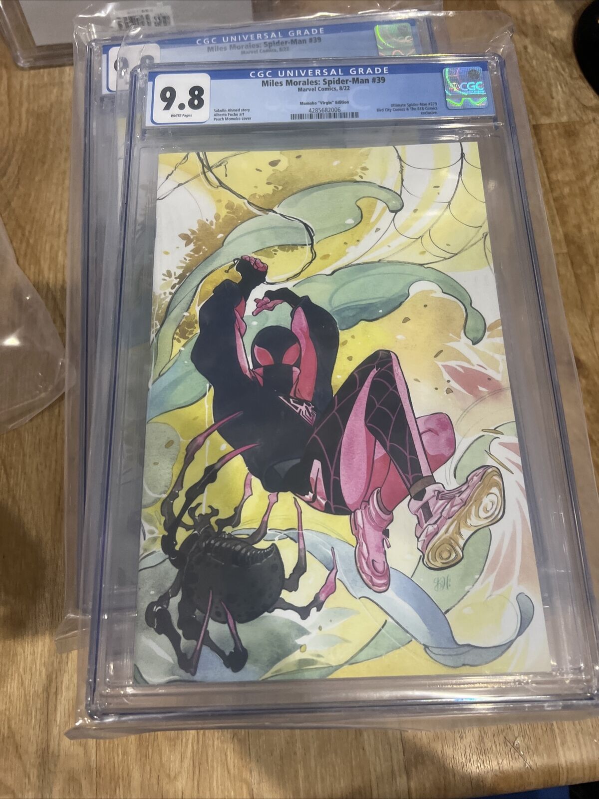 MILES MORALES SPIDER-MAN #39 PEACH MOMOKO 616 Virgin Variant – The