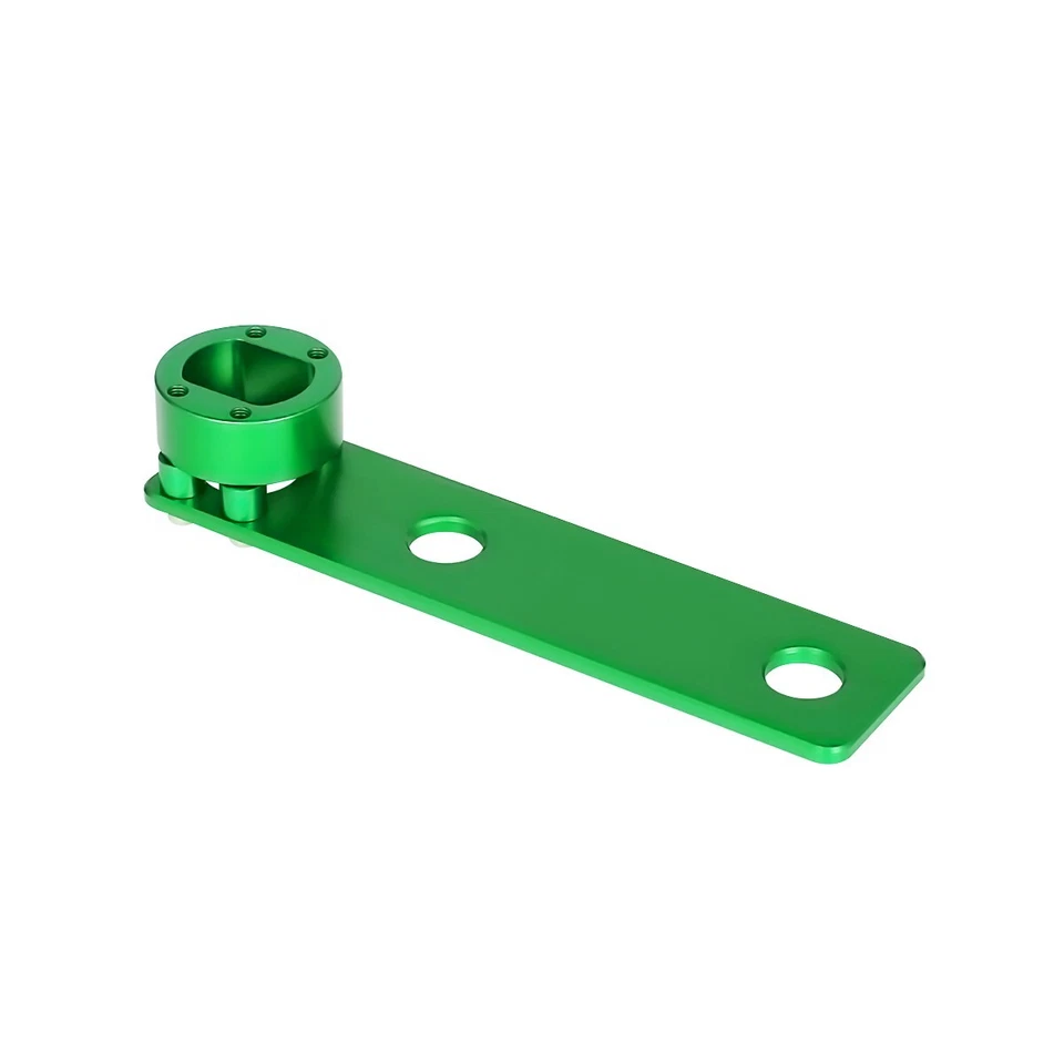 Soporte de llave de rotor CNC verde EE. UU. DIESTRO para Kawasaki KLR650 1987-2025 Foto 2 de 4