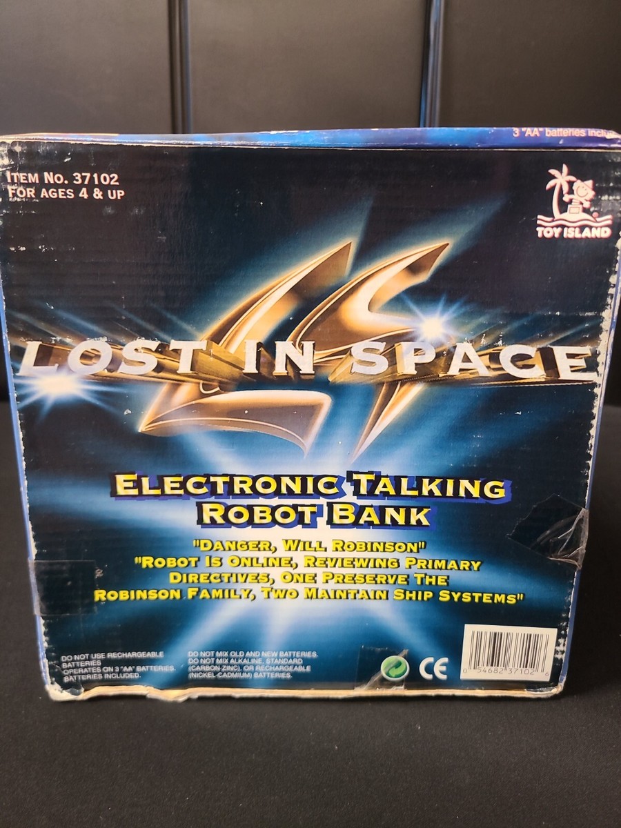 TOY ISLAND - LOST IN SPACE - ELECTRONIC TALKING ROBOT BANK