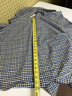 Barbour Mens Multi Color Long Sleeve Button Check Shirt SZ