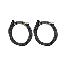 Audio2000's C23012P2 1/4" TS Right Angle to XLR Female Microphone Cable 12 Feet