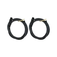 Audio2000's C23012P2  1/4" TS Right Angle to XLR Female Microphone Cable 12 Feet