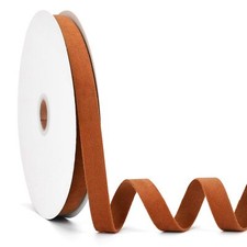 Velvet Ribbon 5/8" 20 Yards Terracotta Double Face Gift Wrapping Wedding Bow