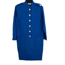 Studio Collection Vintage Blue Shirt Dress Size 10
