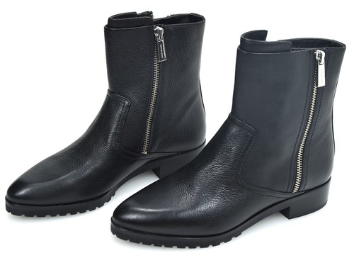 Michael Kors Mujer Botas al tobillo Botines Cuero código 40 F 7 Aife 5L  Andi botín plano | eBay