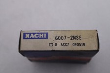 NEW NACHI 6007-2NSE CONTACT SEAL BALL BEARINGS - LOT OF 2 - STOCK B-1143