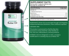 Green Pasture Concentrated Butter Oil 120 Capsules EXP 11/2025