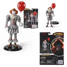 Noble Collection Bendyfigs Horror Stephen King IT Pennywise Action Figure New