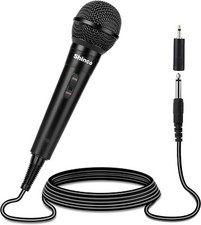 Microfono Profesional Dinamico de Mano Con Cable Para Fiestas Karaoke NUEVO 2026