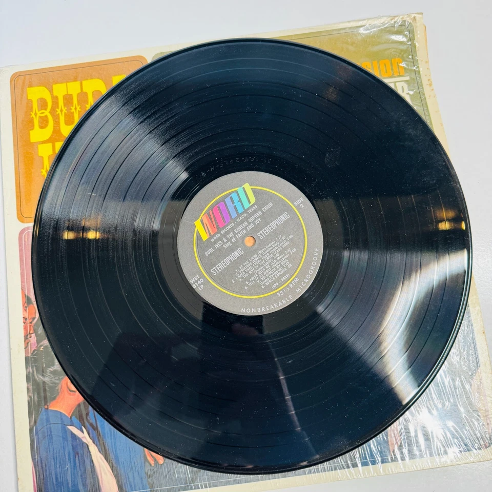 Burl Ives - The World Vision Korean Orphan Choir Faith And Joy - Vinyl Record LP - Image 2 of 4