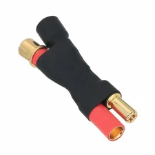 HXT 8mm Male Plug to HXT 5.5mm Female Jack No Wires Adapter RC Lipo Battery