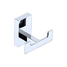 Modern Chrome Robe Hook Double Heavy Duty Coat/towel Hook Wall Mountedbrass Bath