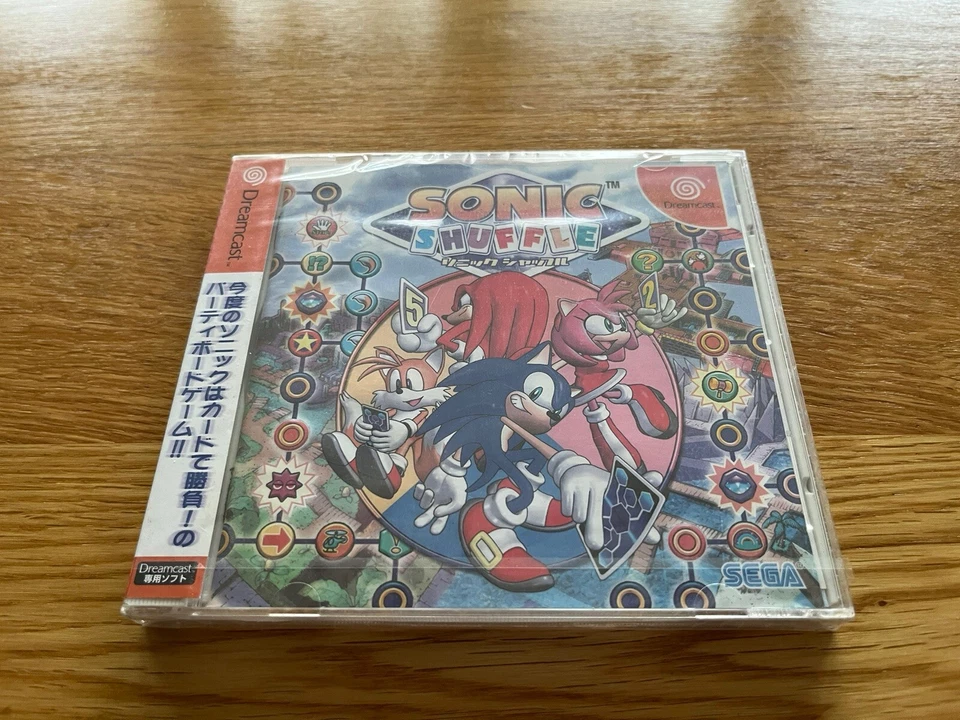 Brand New Sonic Shuffle JPN Sega Dreamcast DC Factory Sealed Slight Sunfade - Image 2 of 4