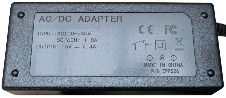 YAMAHA AW1600 PROFESSIONAL AUDIO WORKSTATION 16V 2.4A 45W POWER SUPPLY ADAPTER - Image 2 of 3