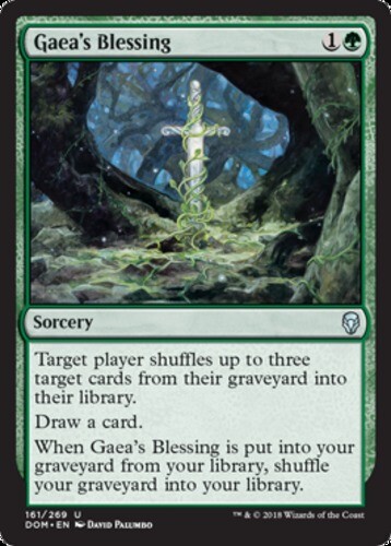 4x Gaea's Blessing Near Mint - Dominaria MTG