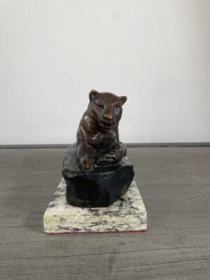 ANTOINE LOUIS BARYE ''TIGER''  BRONZE SCULPTURE SIGNED AND NUMBERED