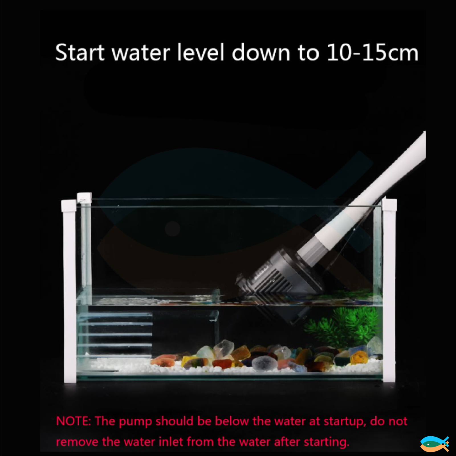 SUNSUN Electric Fish Tank Gravel Cleaner/Washer Water Exchanger Fish