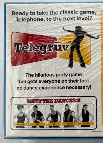 Telegruv The Dance Telephone Game - Party & Song Fun UNOPENED - Picture 4 of 5