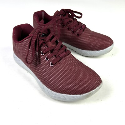 Nobull Red trainer shoes low top Womens Superfabric