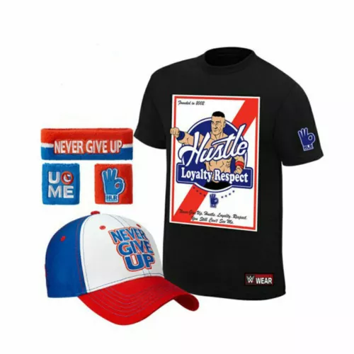 Hat T-shirt Wristbands for John Cena Costume gift jogger mens children boys * - Picture 12 of 30