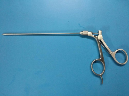 SS Trocar Incision Wound Closure Hernia & Suture Retrieve 2.5mm 17cm Instrument - Picture 9 of 15