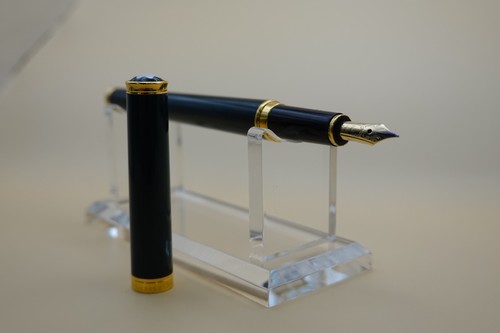 Montblanc Noblesse Oblige Fountain Pen 14K Gold Nib Black w/ Ink Cartridges Germ - 第 11/11 張圖片