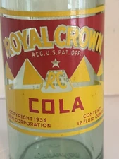 Vintage Royal Crown (RC) Soda Bottle -  Duraglas - ©1936 - Excellent Condition!