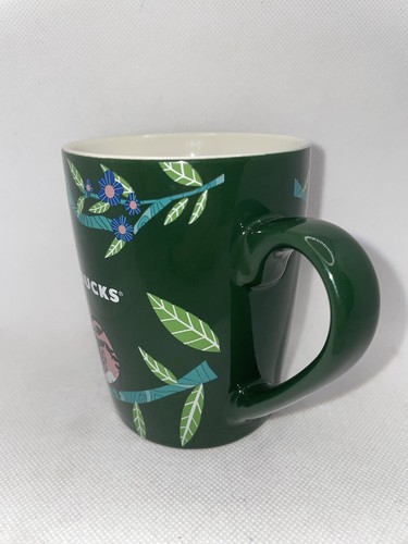Starbucks 2020 Green Tropical Foliage With Birds Kaffee-/Teebecher 10 oz. - Bild 3 von 4